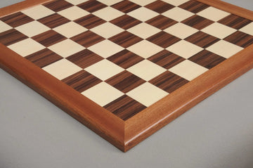 Indian Rosewood and Holly Superior Traditional Chess Board