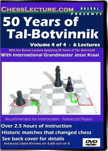 E-DVD 50 Years of Tal-Botvinnik - 4 DVD's - Chess Lecture - Volume 24