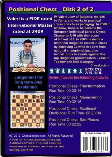 E-DVD - Positional Chess - Chess Lecture - Volume 35