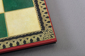 IMPERFECT - GREEN - Reproduction of the Carton Pierre Chess Board - 2.25