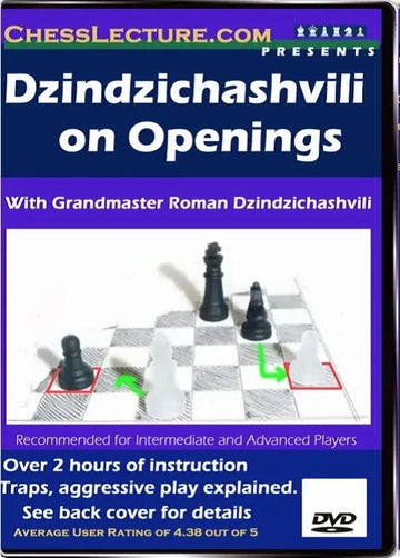 E-DVD Dzindzichashvili on Openings - Chess Lecture - Volume 14