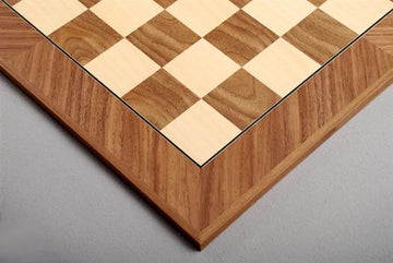Walnut and Maple Standard Traditional Chess Board