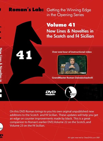 ROMAN'S LAB - VOLUME 41 - New Lines & Novelties in the Scotch and f4 Sicilian