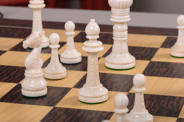 The Worthington Luxury Bone Chess Pieces - 4.0