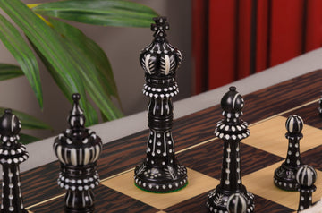 The Worthington Luxury Bone Chess Pieces - 4.0