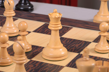 CLEARANCE - The Fischer Spassky 1972 Series Commemorative Chess Pieces - 3.75