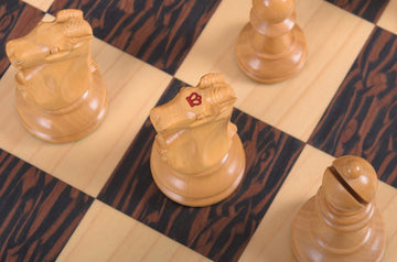CLEARANCE - The Fischer Spassky 1972 Series Commemorative Chess Pieces - 3.75