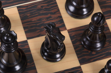 CLEARANCE - The Fischer Spassky 1972 Series Commemorative Chess Pieces - 3.75