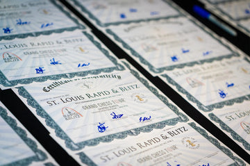 The 2021 St. Louis Rapid and Blitz Player's Edition Series Chess Pieces