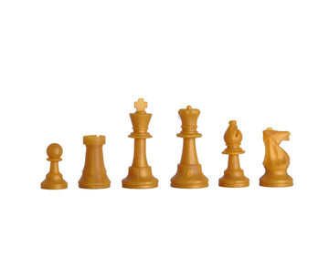 Regulation Silicone Tournament Chess Pieces - 3.5" King
