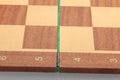 Folding Mahogany and Maple Wooden Tournament Chess Board