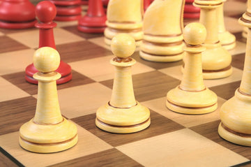 The Large Classical Staunton Series Chess Set, Box, & Board Combination