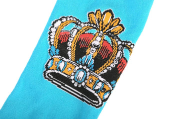 Blue & Burgundy Chess Socks