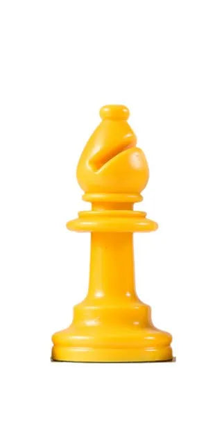 Heavy Tournament Pieces - Yellow Bishop