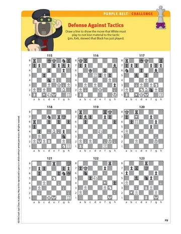 Coach Jay's Chess Academy - #5 Purple Belt Puzzles