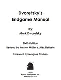 PRE-ORDER - Dvoretsky's Endgame Manual – 6th Edition - PAPERBACK