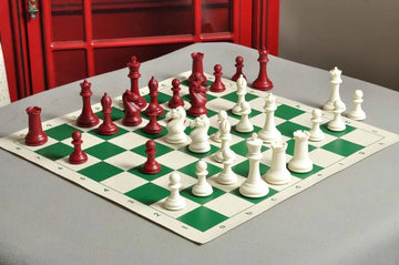The Hastings Series Plastic Chess Pieces - 3.875