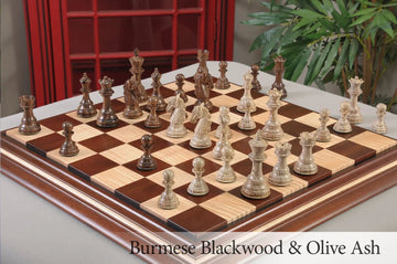 The Exotique Collection - The Livorno Series Luxury Chess Pieces - 4.4