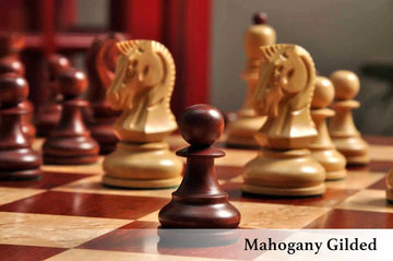 The Dubrovnik Series Gilded Chess Pieces - 3.75