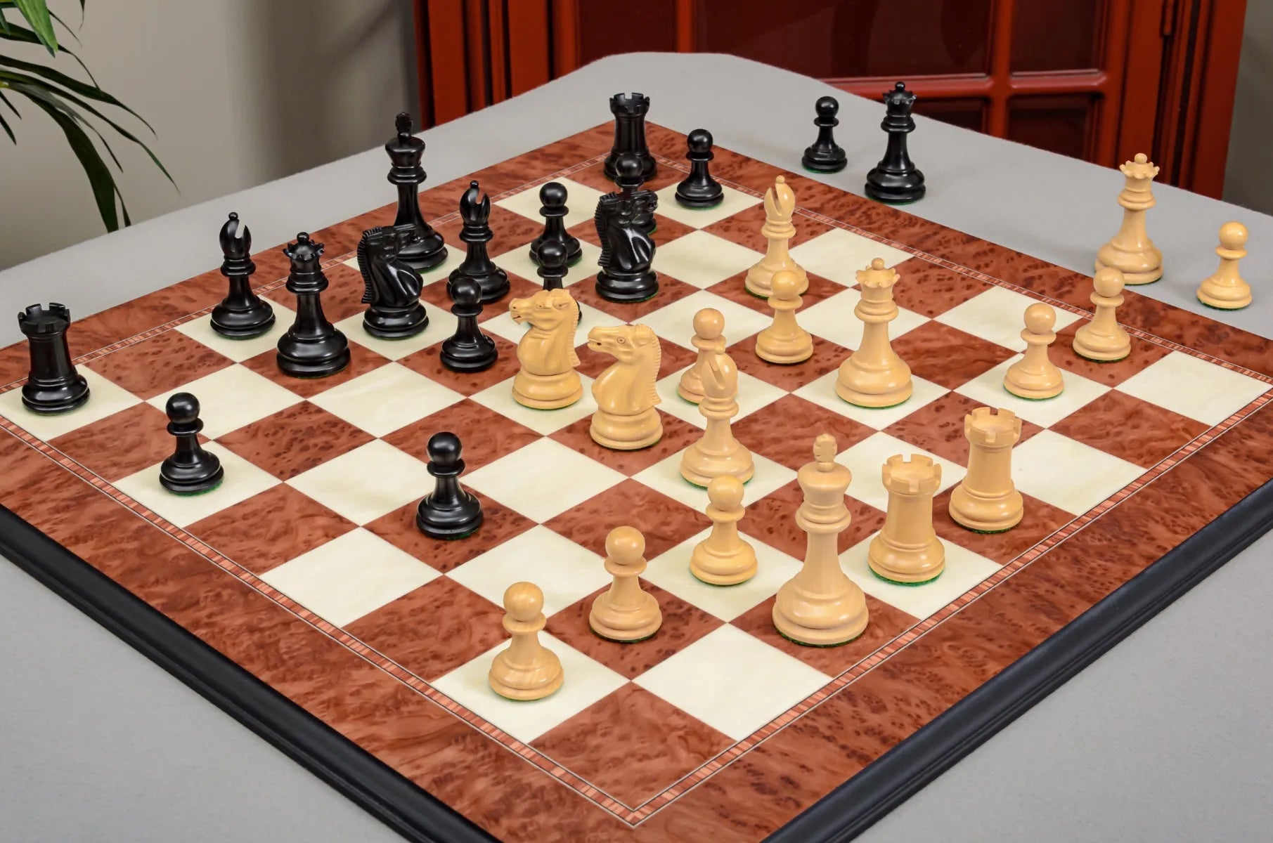 The Library Collection - The Zukertort Series Luxury Chess Pieces