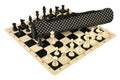 Quiver Chess Set Combination and Triple Weighted Regulation Pieces | Silicone Chess Board | Quiver Bag