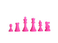 Regulation Silicone Tournament Chess Pieces - 3.5