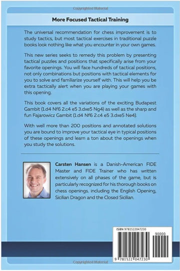 Specialized Chess Opening Tactics