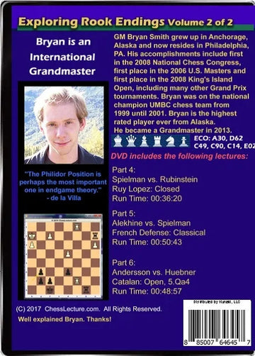 E-DVD Exploring Rook Endgames - Chess Lecture - Volume 160 - 2 DVDs