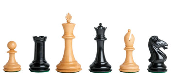 The Hastings Series Luxury Chess Pieces - 4.0" King