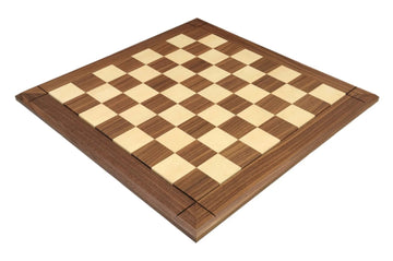 Original Walnut & Maple Reproduction of the Drueke Chess Board - 2.5
