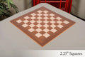 Teak and Bird's Eye Maple Standard Traditional Chess Board
