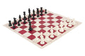 Regulation Tournament Chess Pieces and Chess Board Combo - SINGLE WEIGHTED
