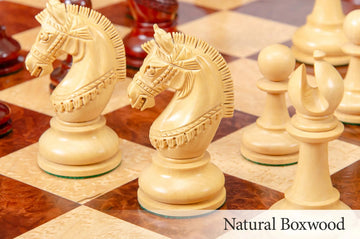 The Lucca Series Artisan Chess Pieces - 4.4