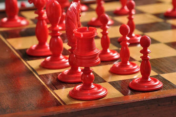 The Calvert Bone Luxury Chess Pieces - 3.25