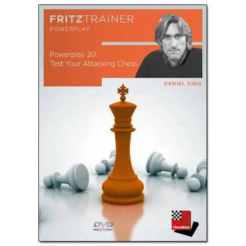 CLEARANCE - POWER PLAY  - Test Your Attacking Chess - Daniel King  - VOLUME 20