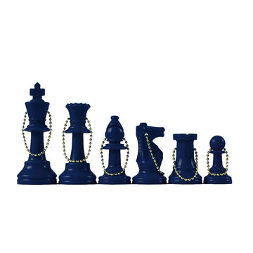 Chess Pieces Keychain Set (17 Pieces)