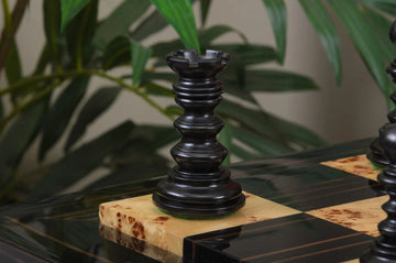 The Savano Series Artisan Wood Chess Pieces - 4.4