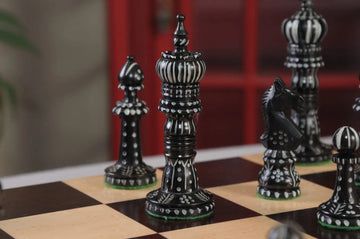 The Worthington Luxury Bone Chess Pieces - 4.0