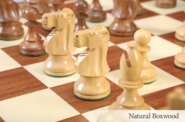 The B.H. Wood Tournament Series Wood Chess Set, Box, & Board Combination