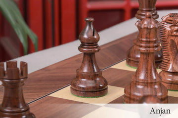 American Staunton Series Chess Pieces - 3.75