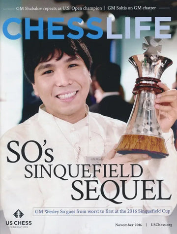 CLEARANCE - Chess Life Magazine - November 2016 Issue