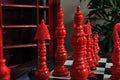 The Vizagapatam Luxury Bone Chess Pieces - 6.1