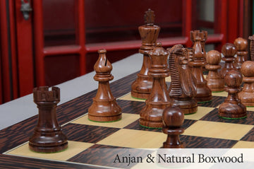 The American Staunton Chess Set, Box & Board Combination