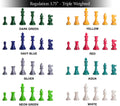 Replacement Plastic Chess Pieces