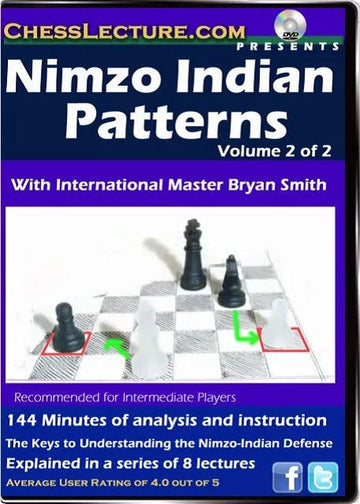Nimzo-Indian Patterns - 2 DVDs - Chess Lecture - Volume 46