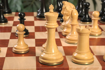 The Imperial Collector Series Luxury Chess Pieces with Brass Weighting - 4.4