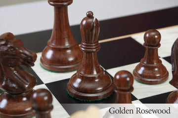 The Reproduction of the Drueke Players Choice Series Chess Pieces - 3.75