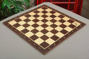 African Palisander & Maple Folding Wooden Chess Board - 2.25" With Notation & Logo