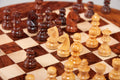 MAGNETIC WOODEN Travel Chess Set - 9