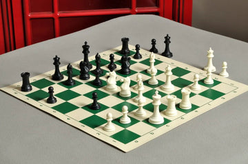 The Marshall Library Series Plastic Chess Pieces - 2.875